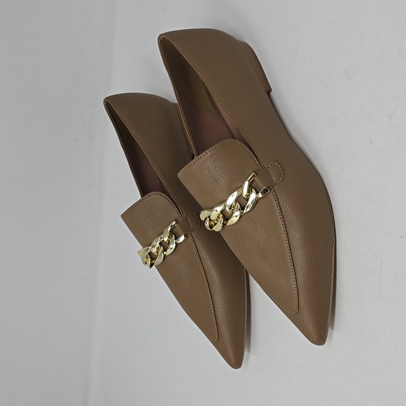 Linea Paolo Camel Mabel Pointed Toe Flats Women's Size 10 - Picture 1 of 7